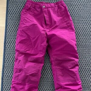 Lands' End Kids Fuchsia Snowpants